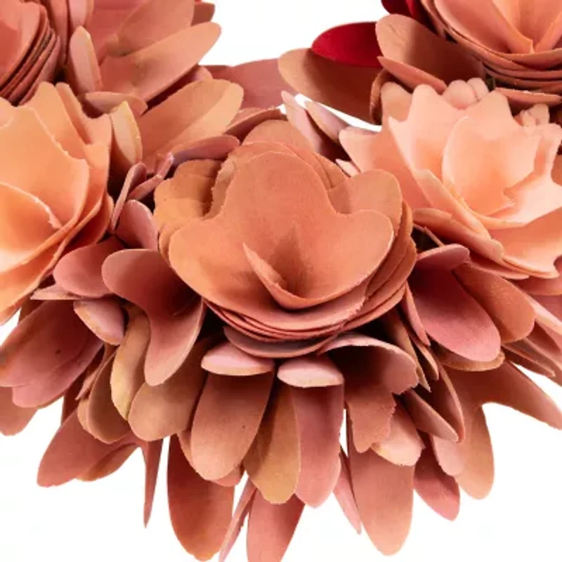 Northlight Vday Floral Wreath