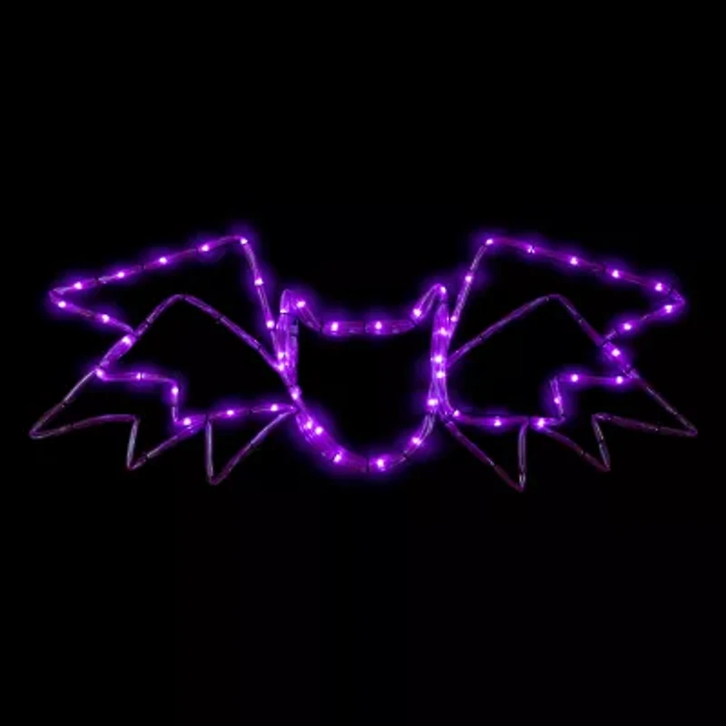 Northlight 23.5" Led Bat 4 Function Halloween Window Decor