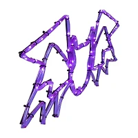 Northlight 23.5" Led Bat 4 Function Halloween Window Decor