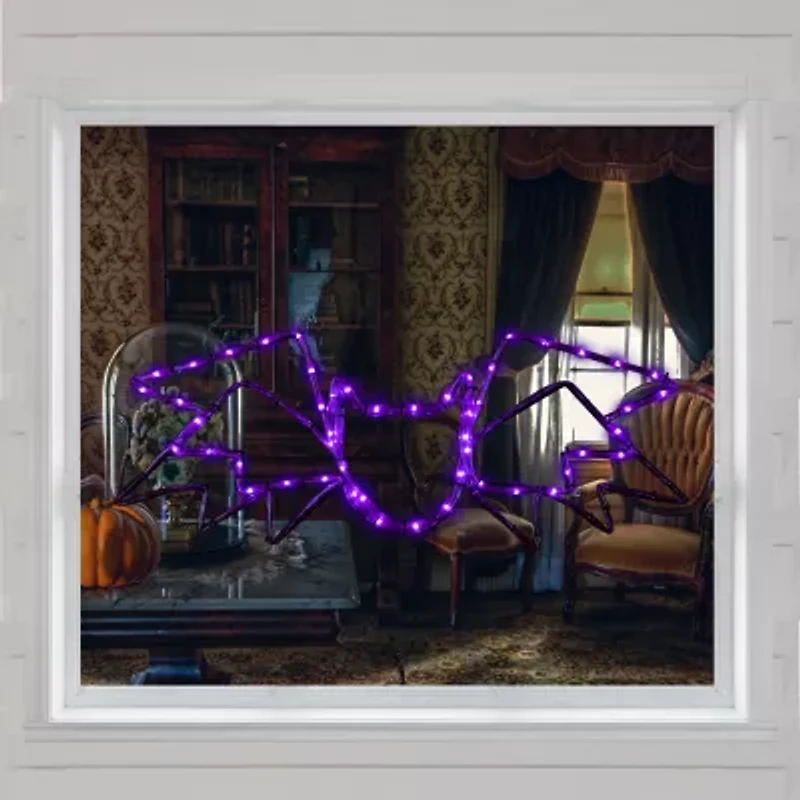 Northlight 23.5" Led Bat 4 Function Halloween Window Decor