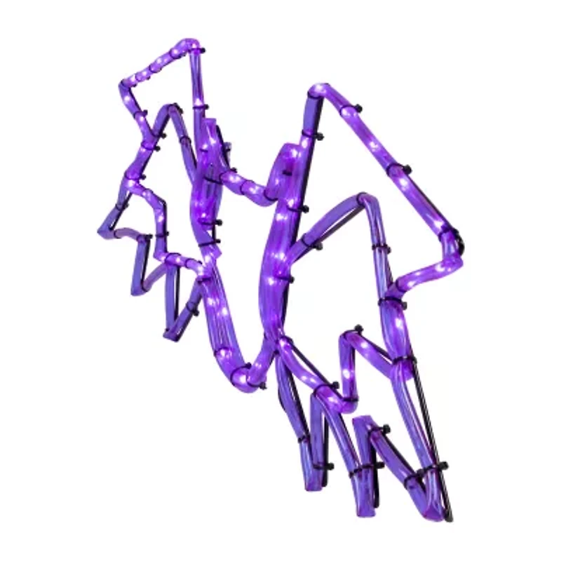 Northlight 23.5" Led Bat 4 Function Halloween Window Decor