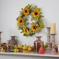 Northlight Fall Harvest Wreath
