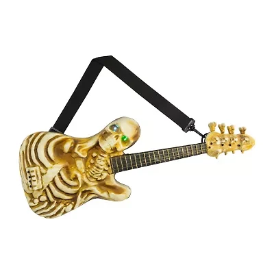 Northlight Skeleton Guitar Hanging Decor