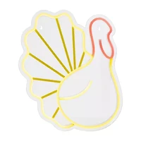Northlight 15" Led Neon Lighted Turkey Thanksgiving Window Decor