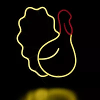 Northlight 15" Led Neon Lighted Turkey Thanksgiving Window Decor