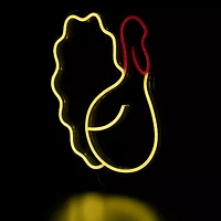 Northlight 15" Led Neon Lighted Turkey Thanksgiving Window Decor