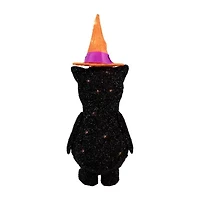 Northlight Cat In Witch Hat Halloween Yard Art