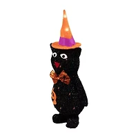 Northlight Cat In Witch Hat Halloween Yard Art