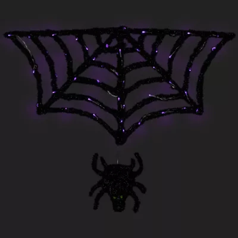 Northlight Spider And Web Halloween Yard Art