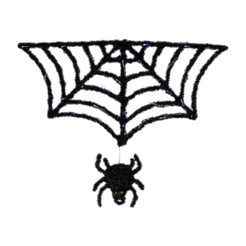 Northlight Spider And Web Halloween Yard Art