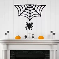 Northlight Spider And Web Halloween Yard Art
