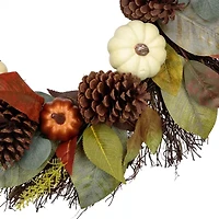 Northlight Pumpkin Wreath