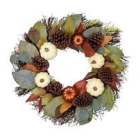 Northlight Pumpkin Wreath