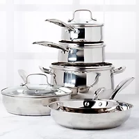 Denmark Stainless Steel 10-pc. Cookware Set