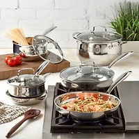 Denmark Stainless Steel 10-pc. Cookware Set