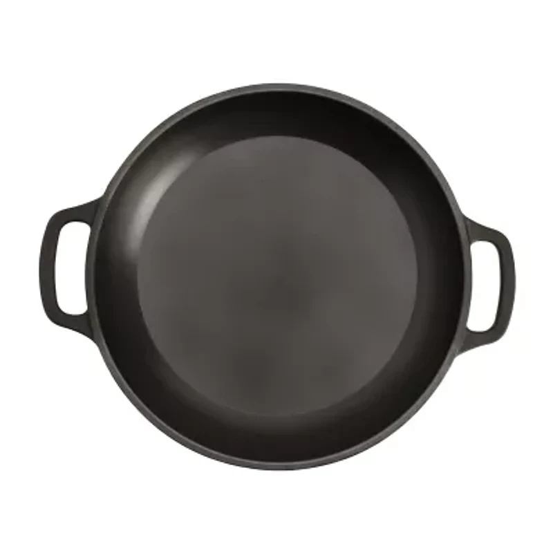 Smith & Clark Pre-Seasoned Cast Iron 13" Sauteuse