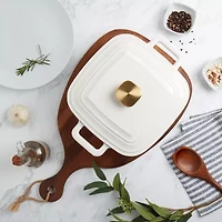 Smith & Clark Cast Iron 4-qt. Square Dutch Oven