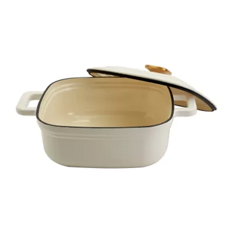 Smith & Clark Cast Iron 4-qt. Square Dutch Oven