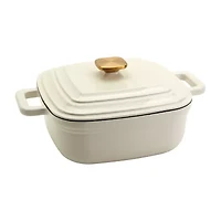 Smith & Clark Cast Iron 4-qt. Square Dutch Oven