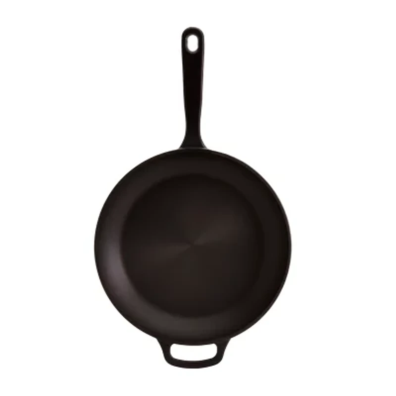 Smith & Clark Pre-Seasoned Cast Iron 12" Skillet with Assist Handle