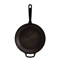 Smith & Clark Pre-Seasoned Cast Iron 12" Skillet with Assist Handle
