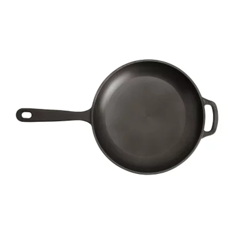 Smith & Clark Pre-Seasoned Cast Iron 12" Skillet with Assist Handle