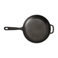 Smith & Clark Pre-Seasoned Cast Iron 12" Skillet with Assist Handle