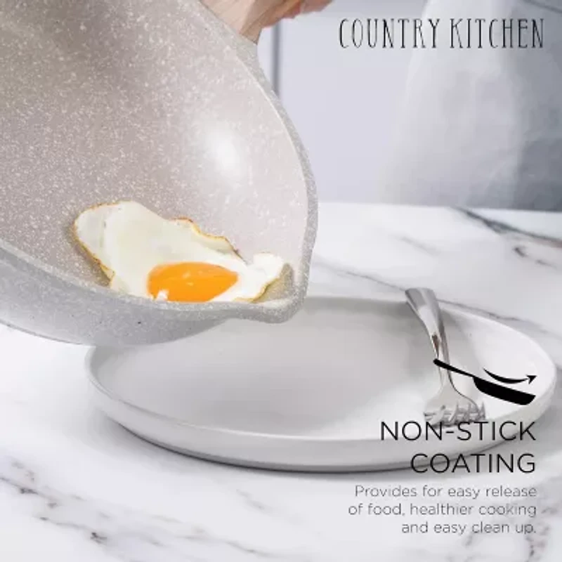 Country Kitchen 15-pc. Durable Non-Stick Cookware Set