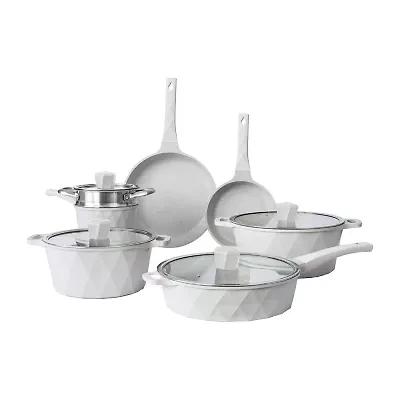 Country Kitchen 11-pc. Durable Non-Stick Diamond Cookware Set