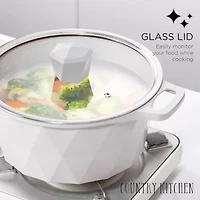 Country Kitchen 11-pc. Durable Non-Stick Diamond Cookware Set