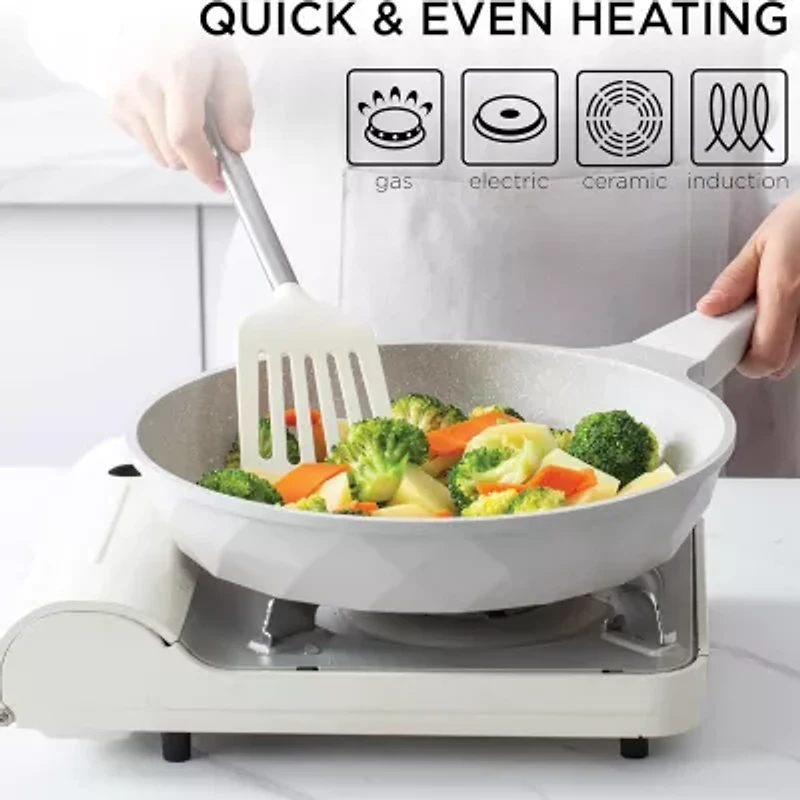 Country Kitchen 11-pc. Durable Non-Stick Diamond Cookware Set