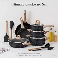 Country Kitchen 14-pc Non-Stick Cooware Set