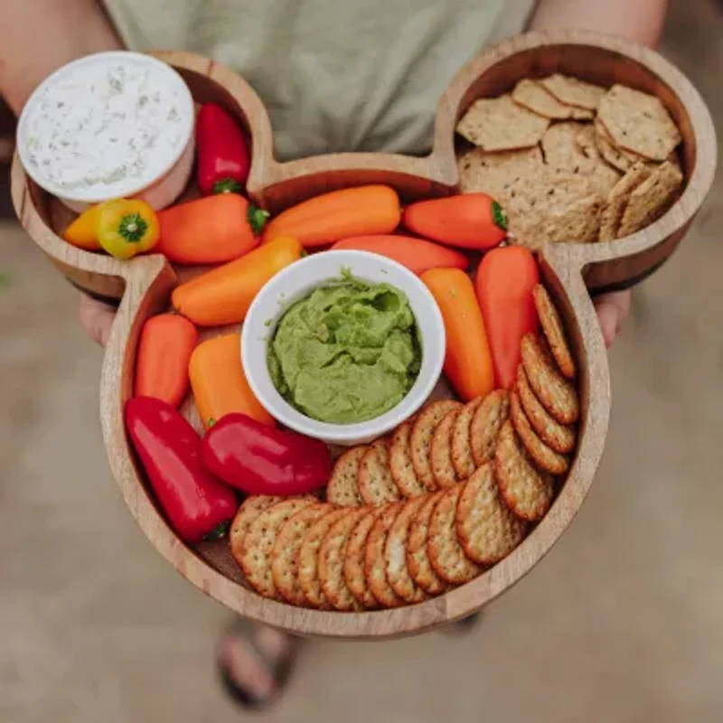 Picnic Time 4-pc. Wood Serving Tray