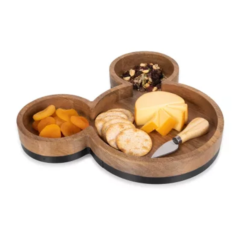 Picnic Time 4-pc. Wood Serving Tray