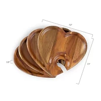 Picnic Time Wood Appetizer Plate