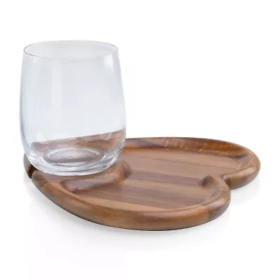 Picnic Time Wood Appetizer Plate
