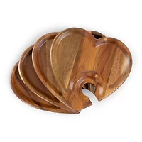 Picnic Time Wood Appetizer Plate