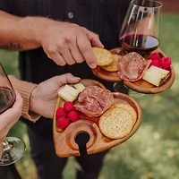 Picnic Time Wood Appetizer Plate