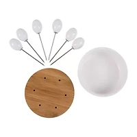 Picnic Time Wood Serving Set
