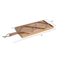 Picnic Time 4-pc. Wood Serving Tray