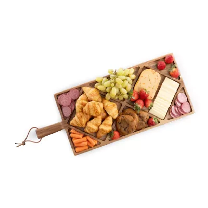 Picnic Time 4-pc. Wood Serving Tray