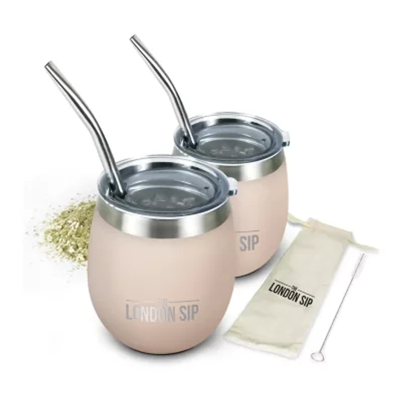 London Sip 8-oz. Yerba Mate Cup Set