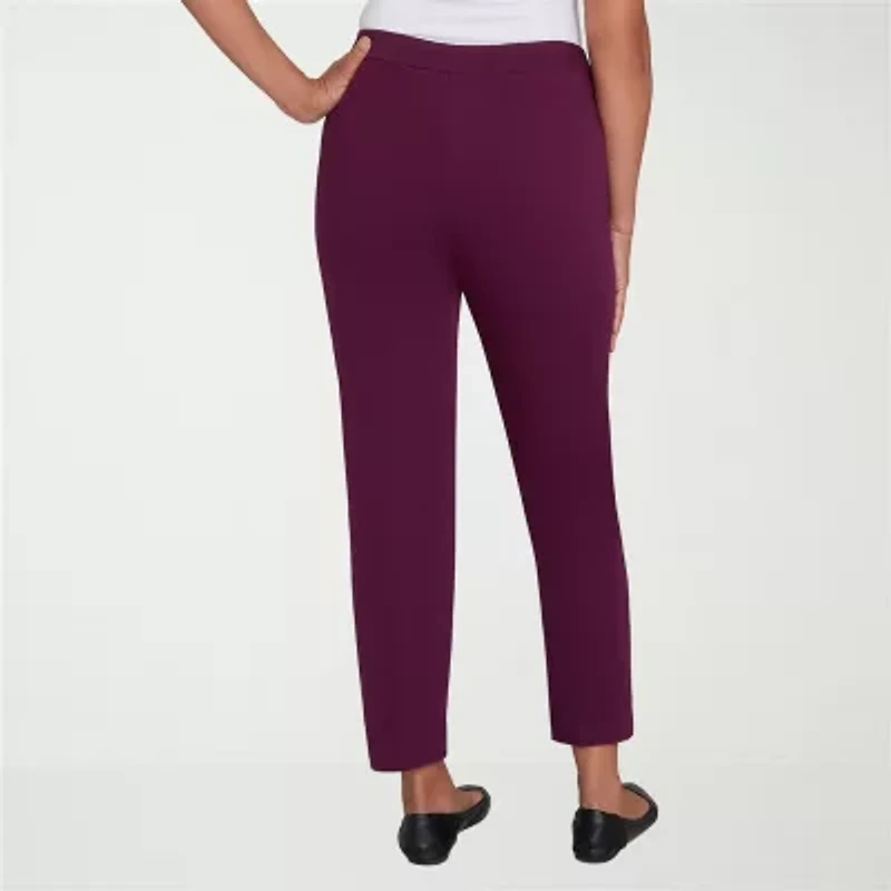 Alfred Dunner Urban Legend Womens Straight Pull-On Pant