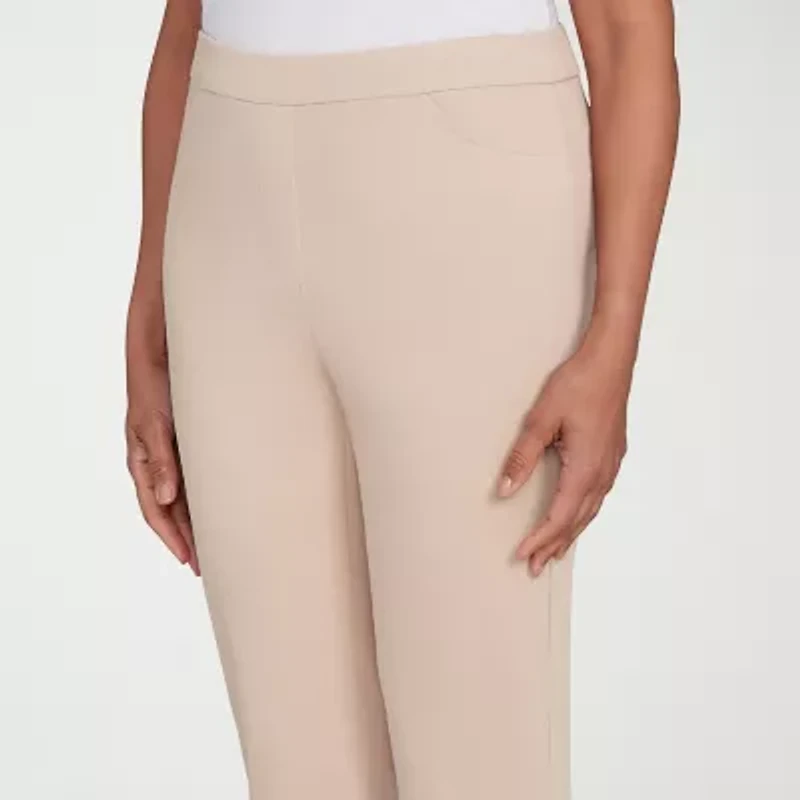 Alfred Dunner Urban Legend Womens Straight Pull-On Pant