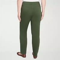Alfred Dunner Mount Laurel Womens Straight Pull-On Pant