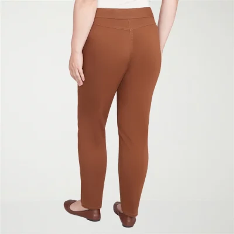 Alfred Dunner Mount Laurel Womens Straight Pull-On Pant