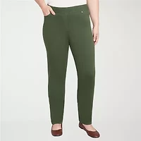 Alfred Dunner Mount Laurel Womens Straight Pull-On Pant