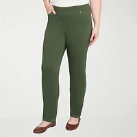 Alfred Dunner Mount Laurel Womens Straight Pull-On Pant