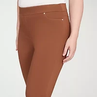 Alfred Dunner Mount Laurel Womens Straight Pull-On Pant