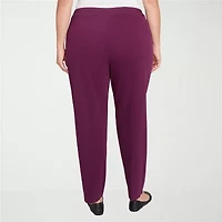 Alfred Dunner Urban Legend Womens Straight Pull-On Pant